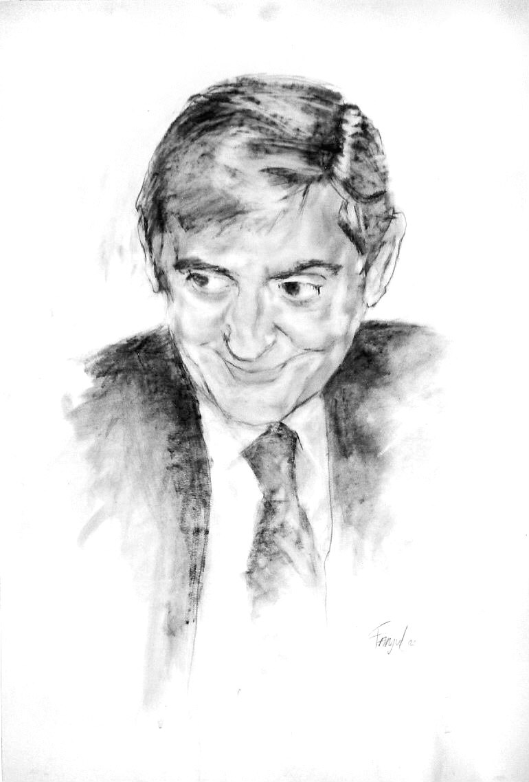 Grafito sobre papel. 80x50 cm. Dibujo de Pilar Fanjul