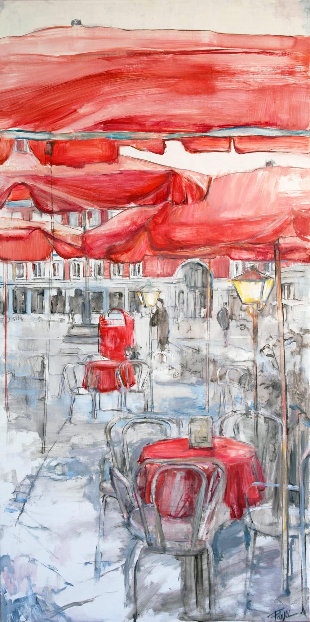 Mesas en la Pza. Mayor