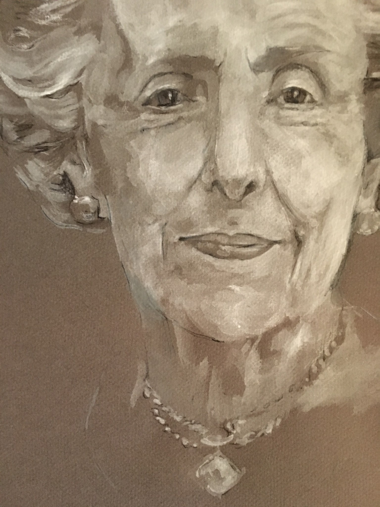 Grisalla. Gouache y lápiz sobre papel. Grisalille. 75x55 cm. Gouache and pencil on paper.